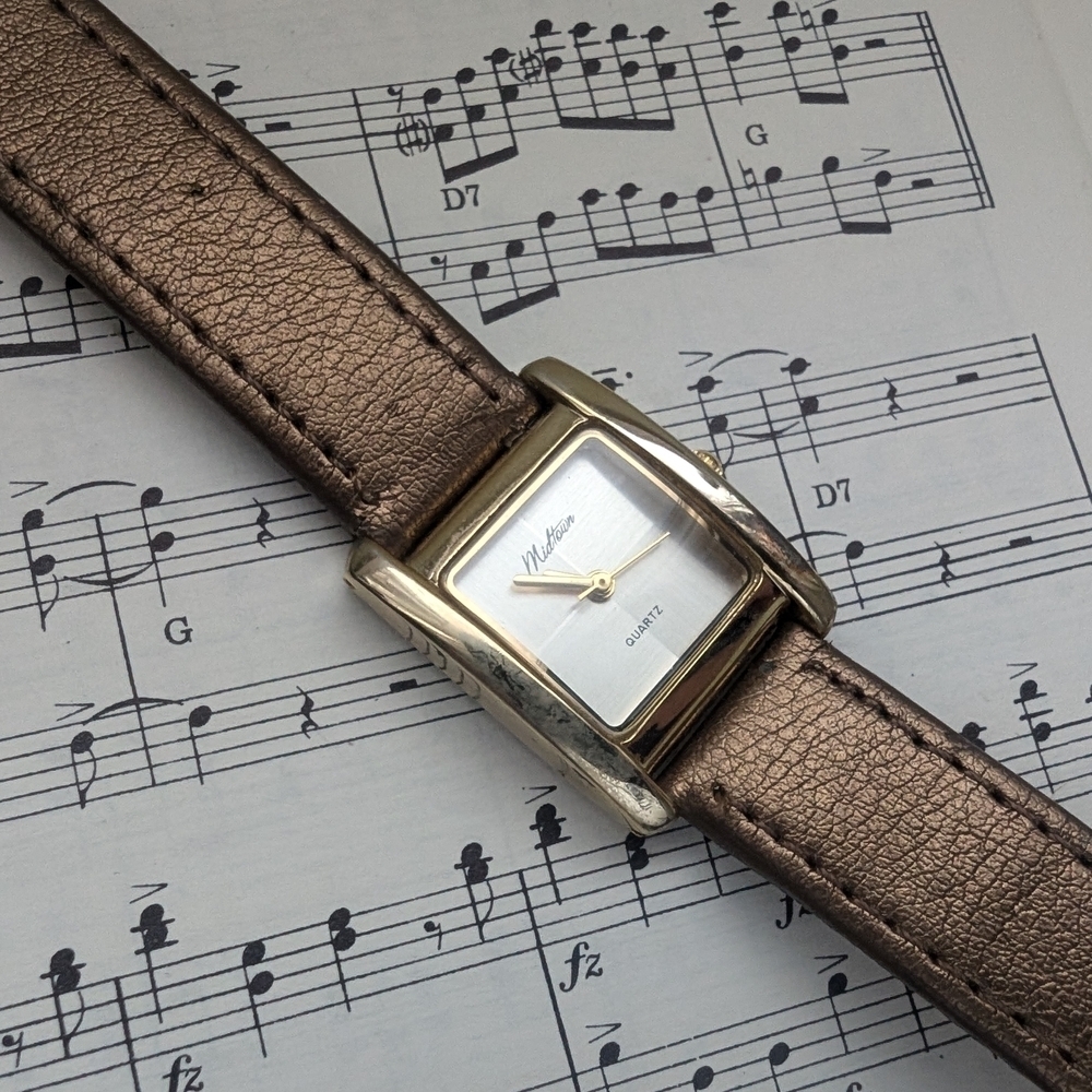 Midtown Brown Leather Quartz Watch